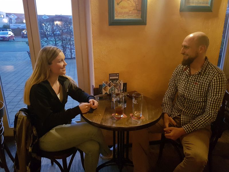 Sina Wagner im Gespräch mit Franz Bender // Foto: BVSA